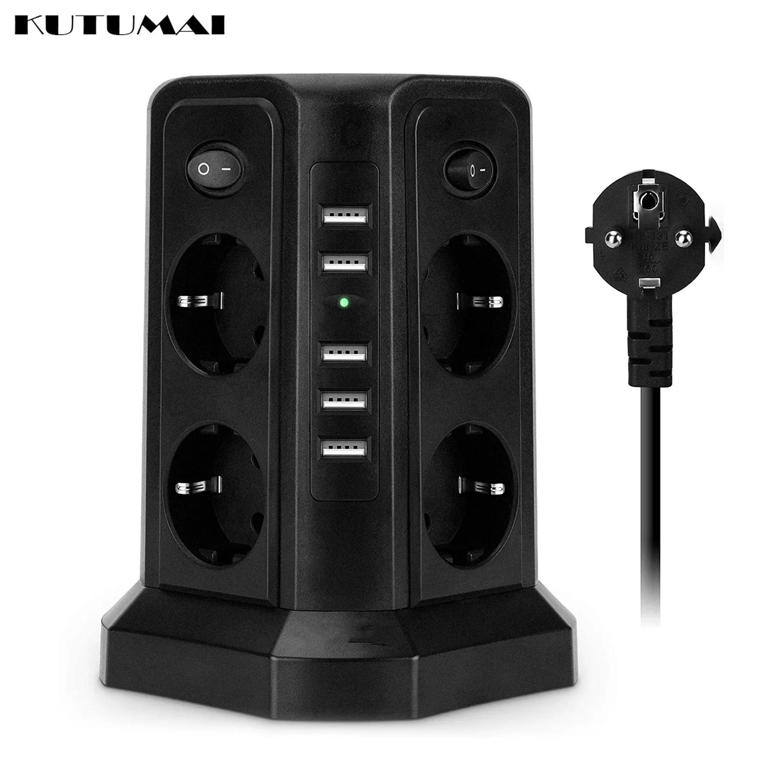 Ƽ    ÷, 8 ܼƮ, 5USB Ʈ , 5.9FT ͽټ ڵ,  EU ÷  ȣ